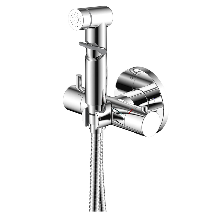 Гигиенический душ со смесителем Rossinka X25-58 хром Гигиенический душ со смесителем Rossinka X25-58 хром