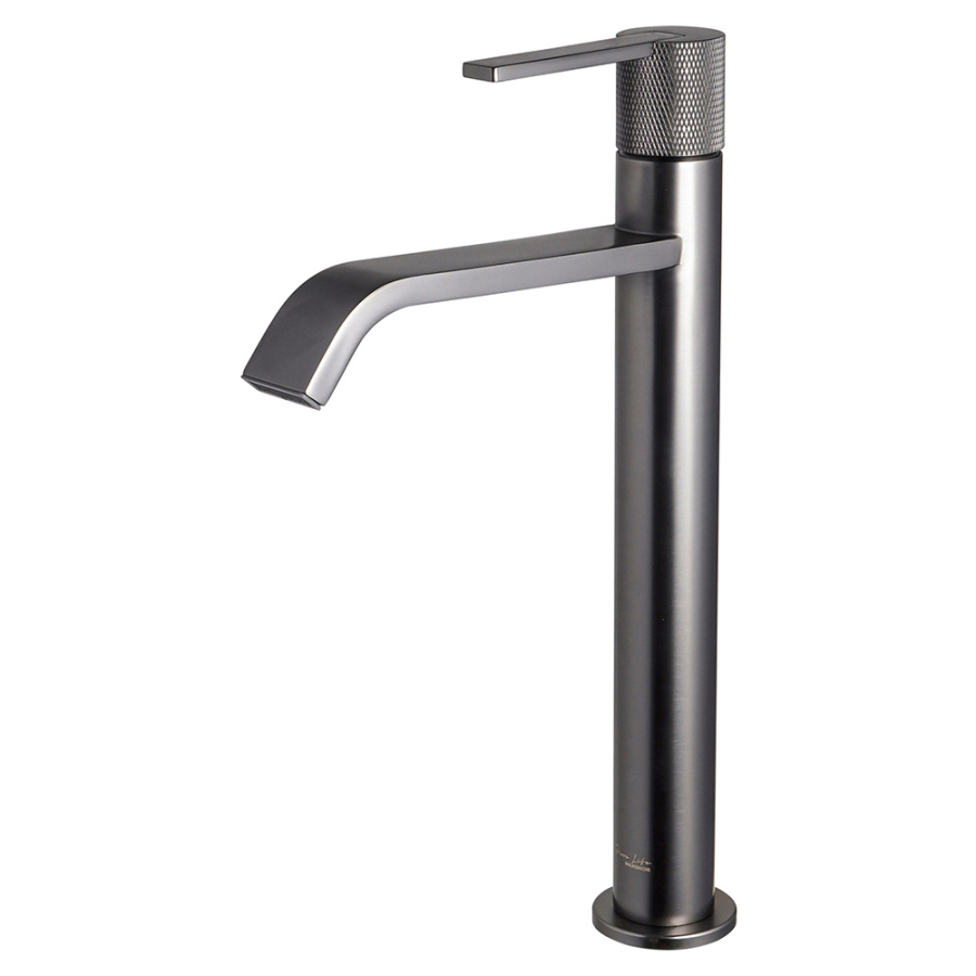 Смеситель для раковины Maxonor Beauty PL1184-9 оружейная сталь