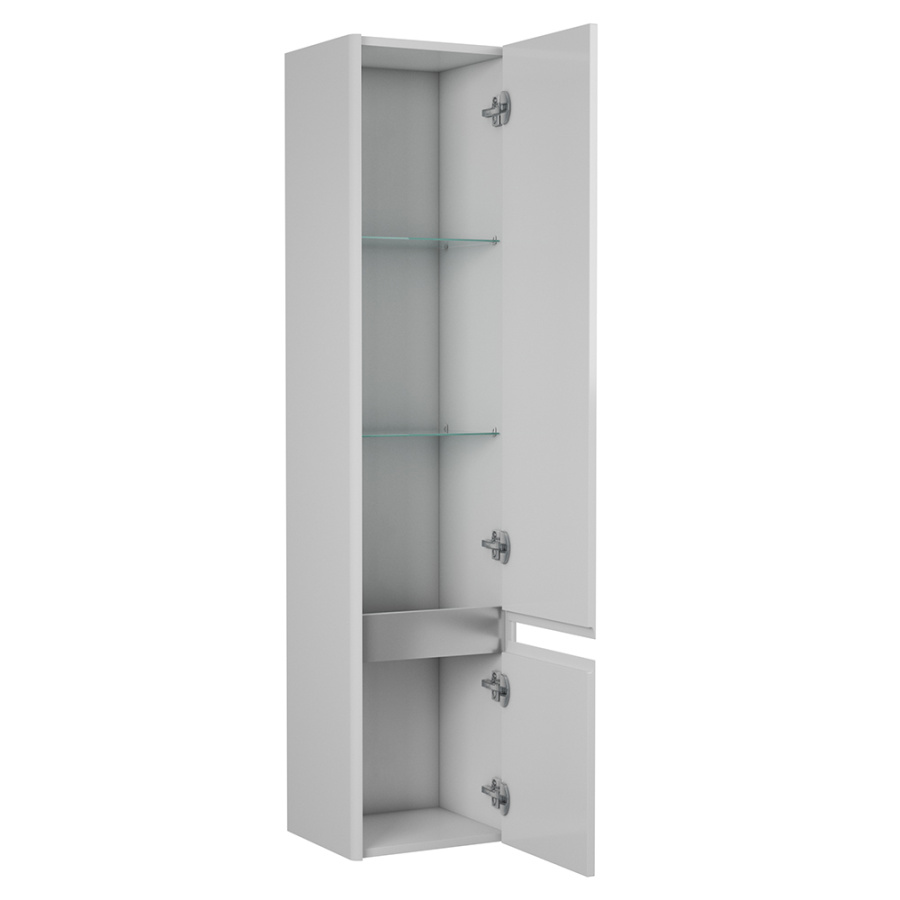 Тумба 700 2ящ + Пенал Белый мат Hanna DIBORG