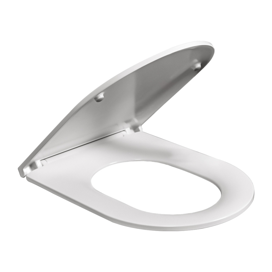 Крышка-сиденье AVS 6102 с микролифтом быстросъемное, белое Крышка-сиденье AVS 6102 с микролифтом быстросъемное, белое