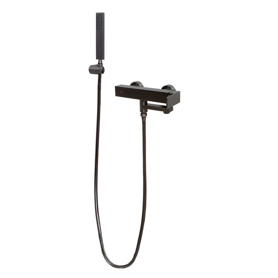 Смеситель для ванны с душем AVS Cube оружейная сталь Смеситель для ванны с душем AVS Cube оружейная сталь