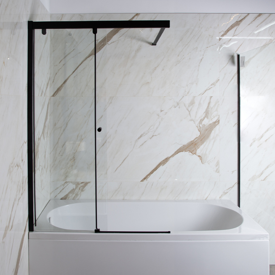 Шторка на ванну AVS Перла 100 L профиль черный матовый, стекло прозрачное Шторка на ванну AVS Перла 100 L профиль черный матовый, стекло прозрачное