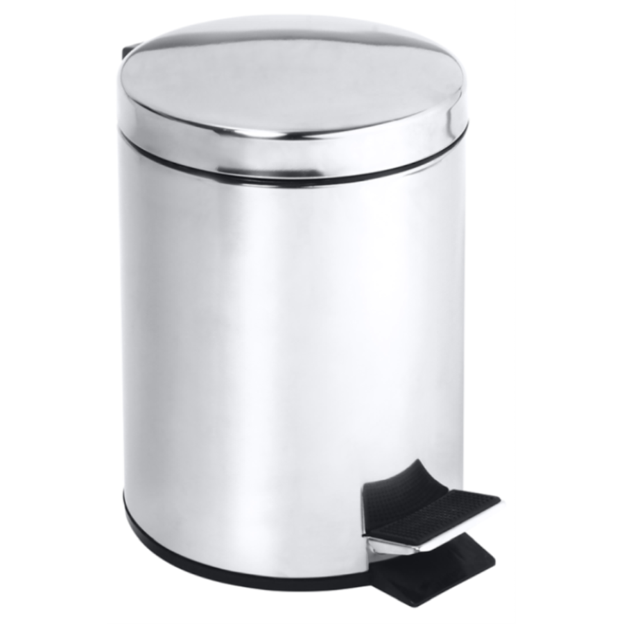 Ведро для мусора хромовое 3 л BEMETA 104315022 Ведро для мусора хромовое 3 л BEMETA 104315022