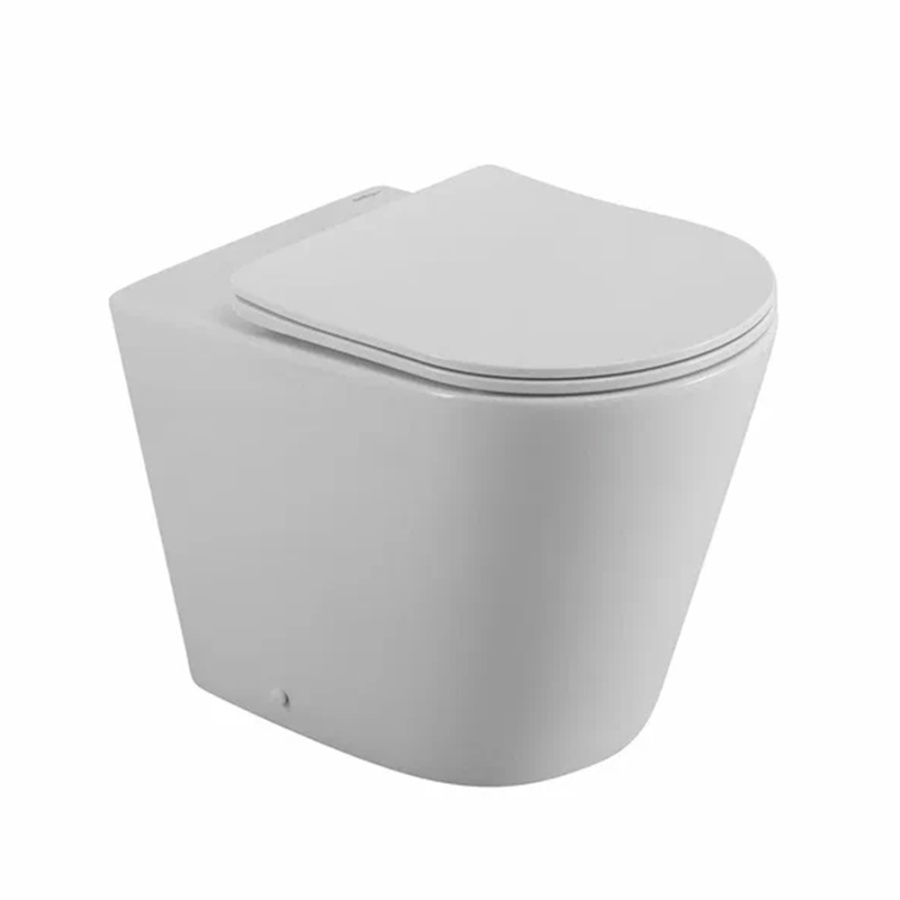 BB1003CBR/SC Унитаз приставной БЕЗОБОДКОВЫЙ с сиденьем FLAY-R BELBAGNO BB1003CBR/SC Унитаз приставной БЕЗОБОДКОВЫЙ с сиденьем FLAY-R BELBAGNO