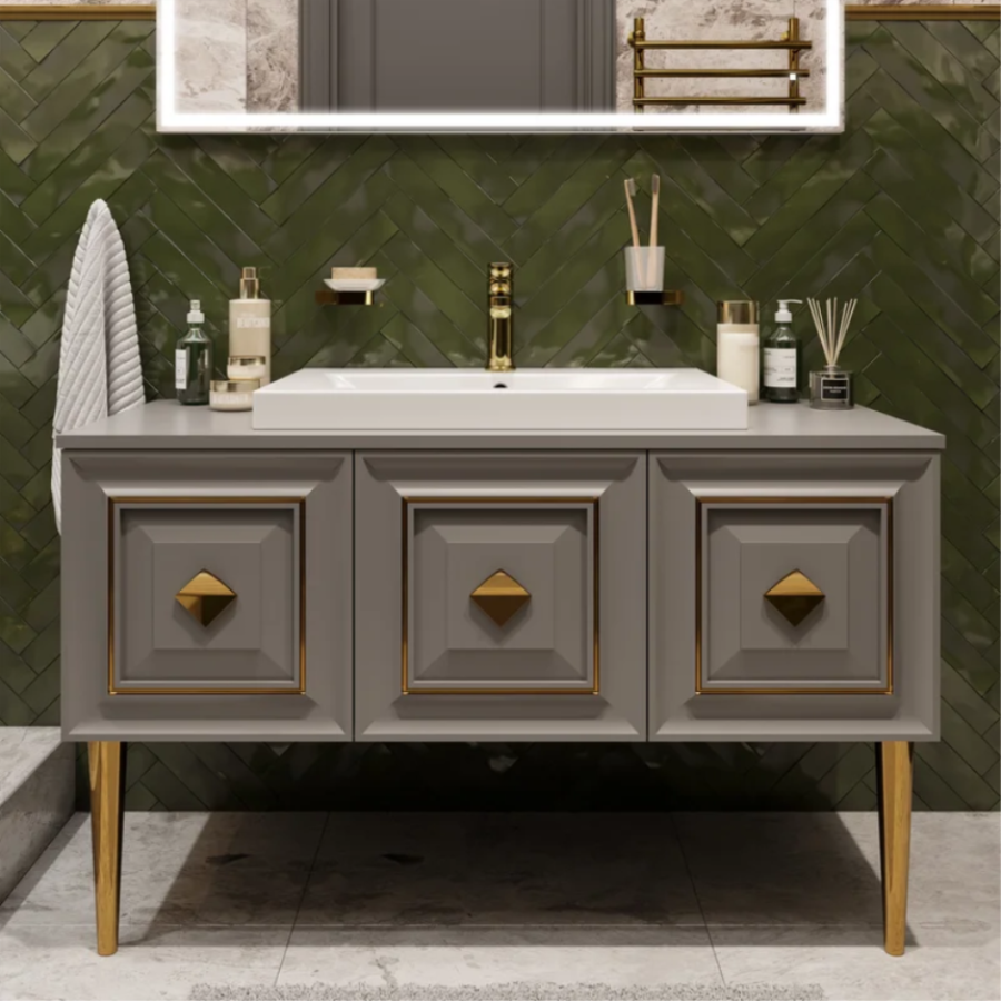 Смеситель для раковины Boheme Spectre 451-G, золото