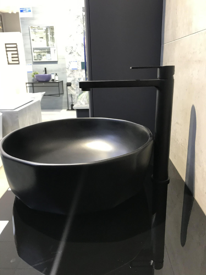 Смеситель для раковины Paffoni Ringo RIN081NO черный матовый