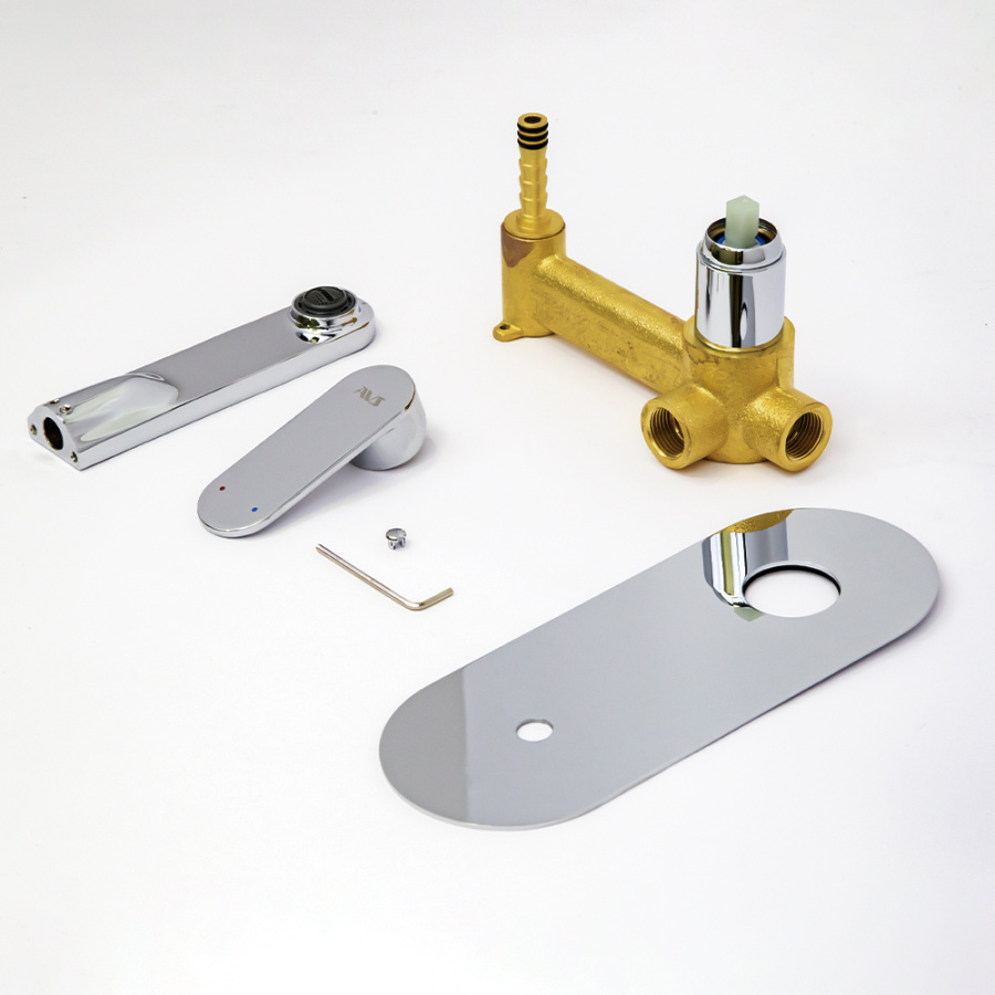 Смеситель для раковины AVS Beauty с внутренней частью, хром Смеситель для раковины AVS Beauty с внутренней частью, хром