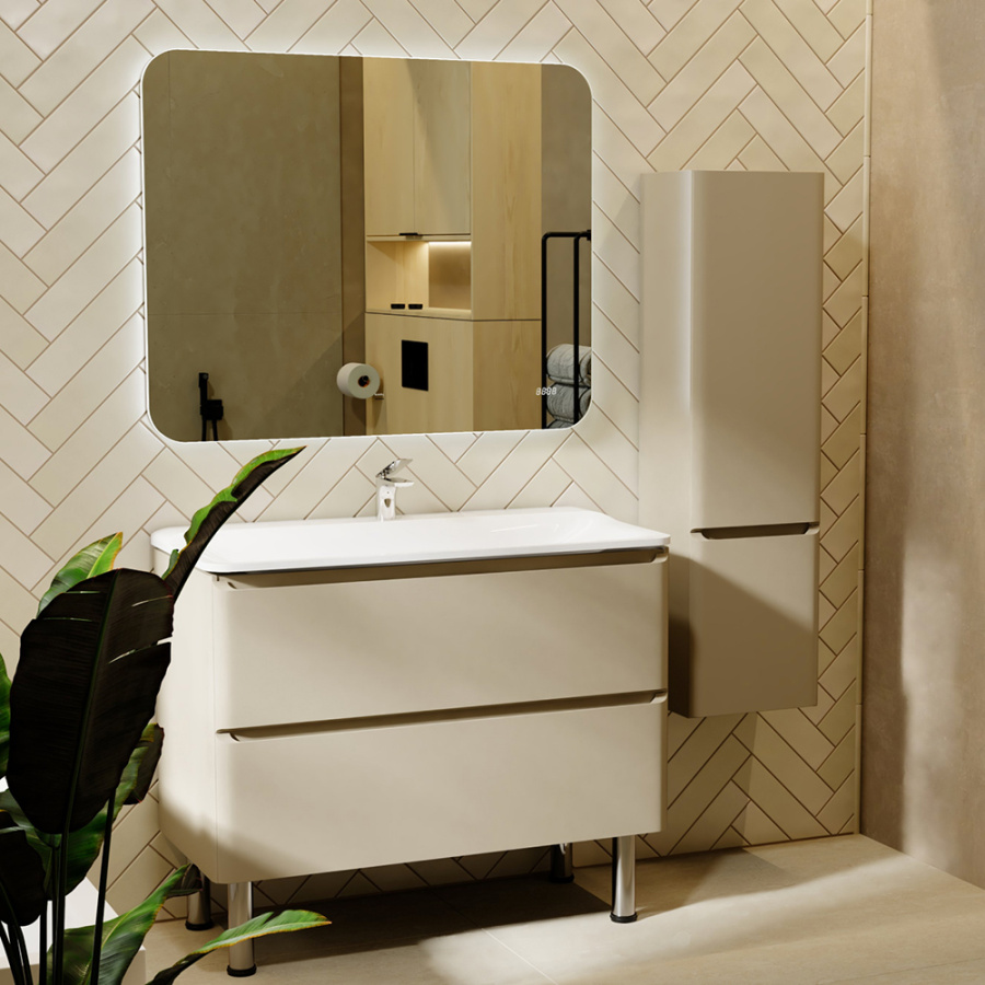 Пенал 1200 подвес ПВХ св-коричневый Welto RAVAL