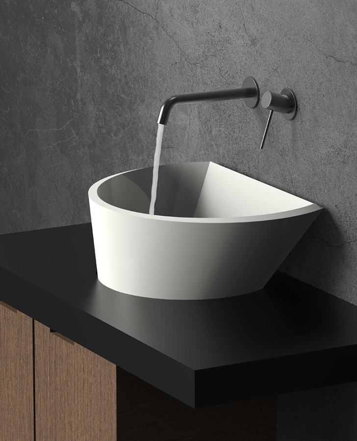 Смеситель для раковины AVS Slimmer с внутренней частью, оружейная сталь Смеситель для раковины AVS Slimmer с внутренней частью, оружейная сталь