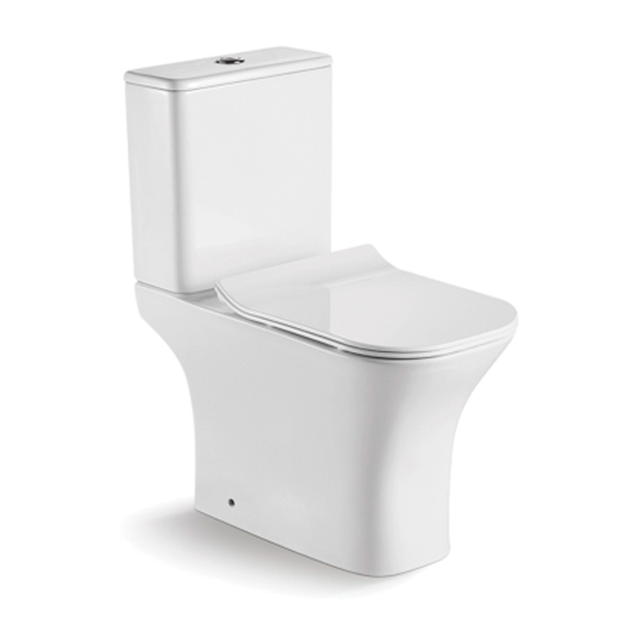 Унитаз-компакт AVS Энергия безободковый, белый Унитаз-компакт AVS Энергия безободковый, белый