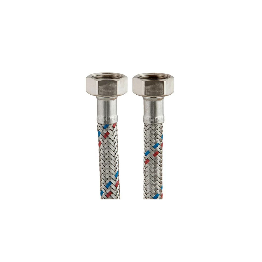 Подводка воды Flexitaly 150040450RB DN8 1/2" 50 см Подводка воды Flexitaly 150040450RB DN8 1/2" 50 см