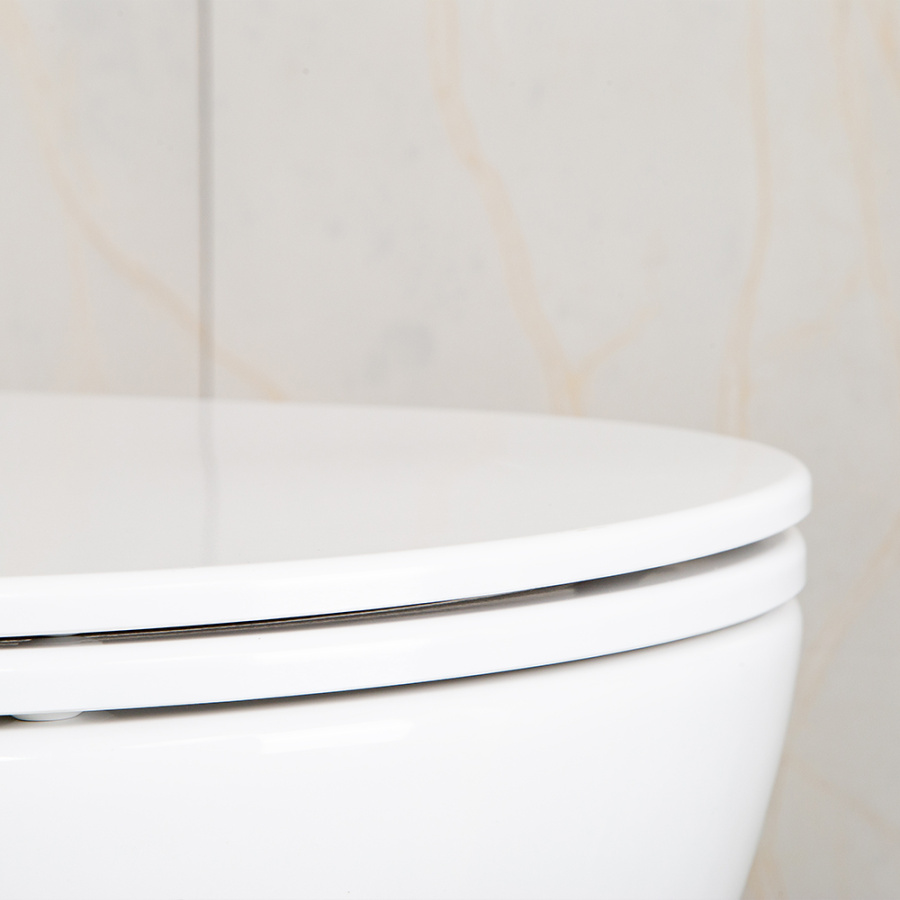 Унитаз подвесной AVS Атлант безободковый, белый Унитаз подвесной AVS Атлант безободковый, белый