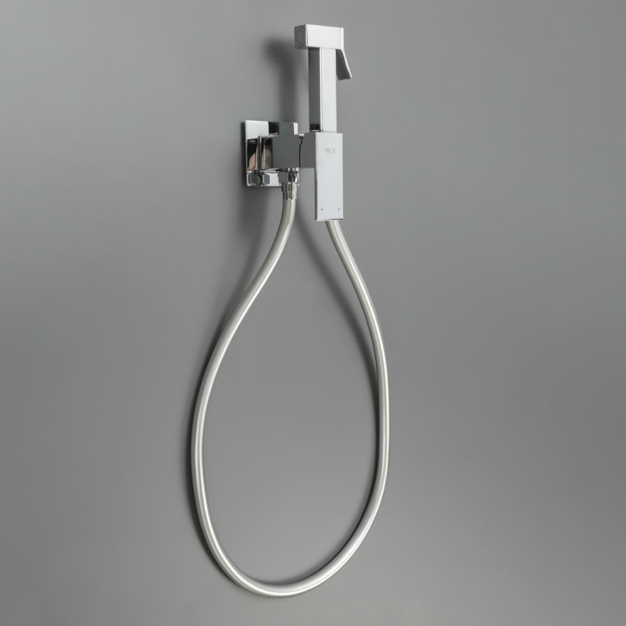 Гигиенический душ со смесителем AVS Cube хром