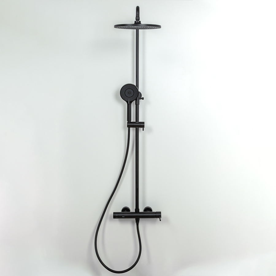 Душевая стойка AVS Slimmer 811-151-MB черный матовый Душевая стойка AVS Slimmer 811-151-MB черный матовый