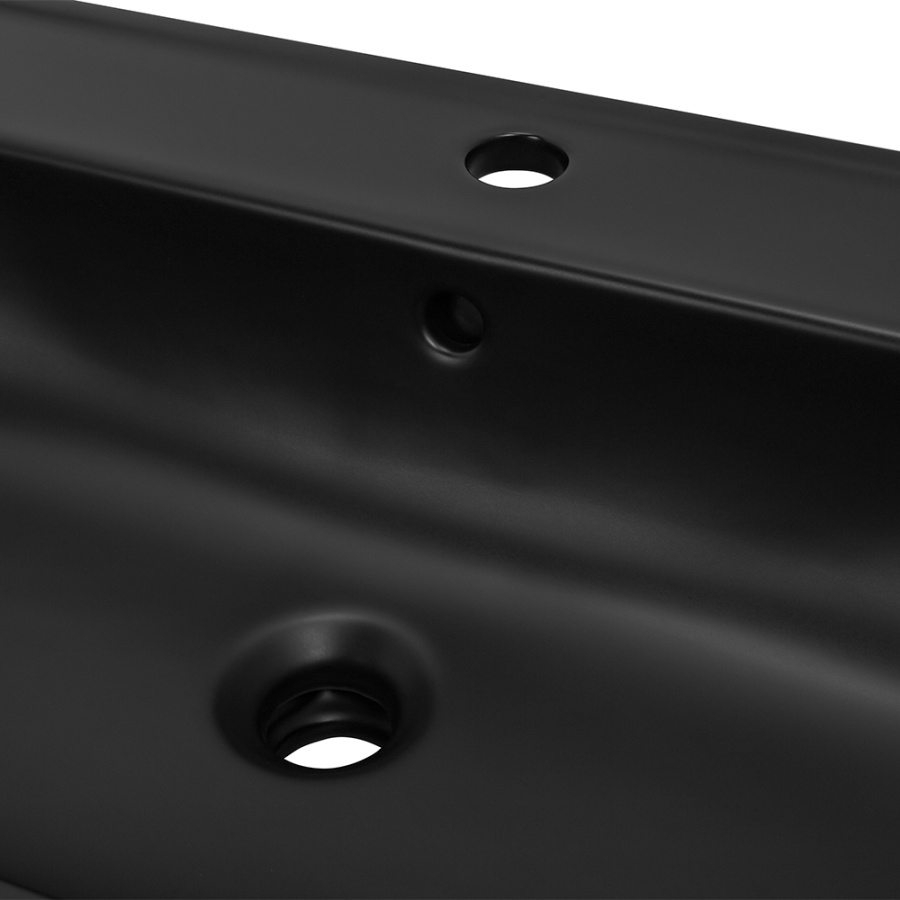 Раковина мебельная AVS Вернисаж 91х47 черная матовая Раковина мебельная AVS Вернисаж 91х47 черная матовая