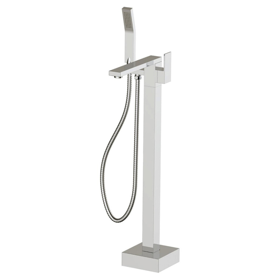 Смеситель для ванны с душем BelBagno Arlie ARL-FMT-CRM напольный, хром