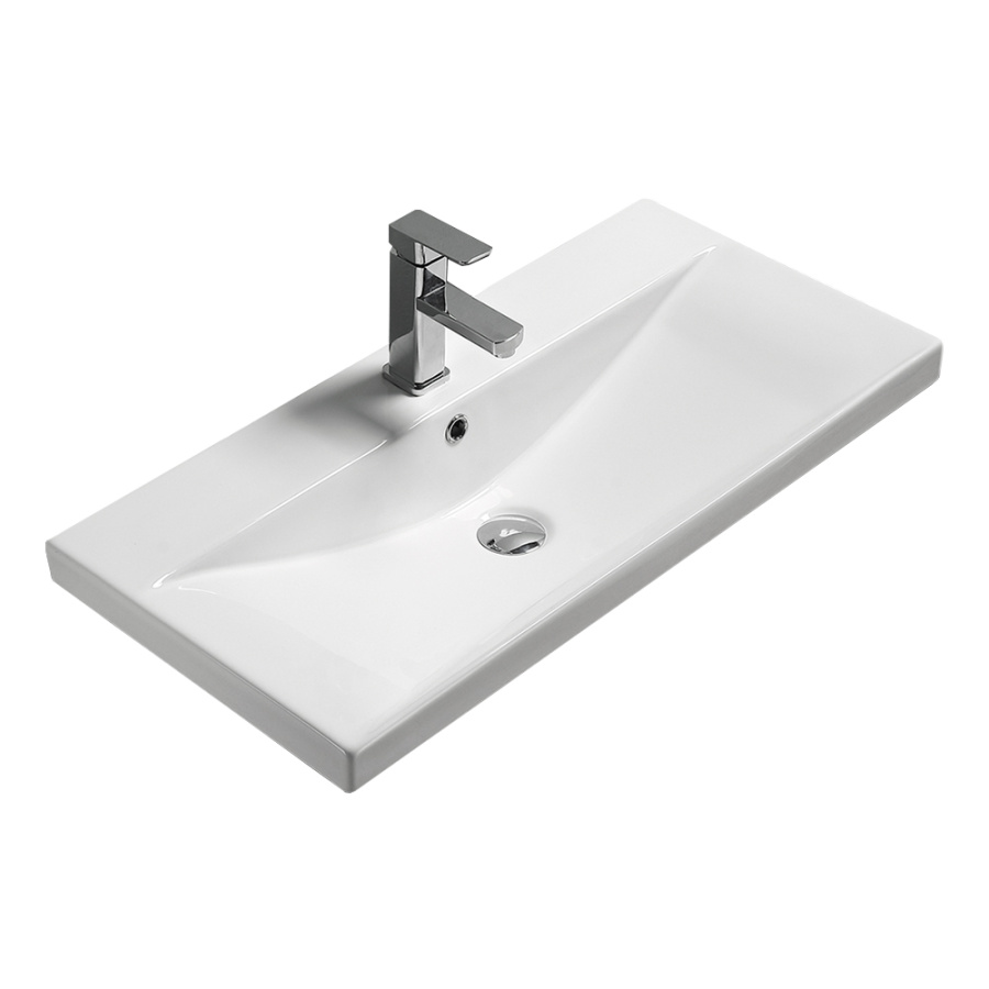 Тумба с раковиной AVS Гармония 80 SL белая Тумба с раковиной AVS Гармония 80 SL белая