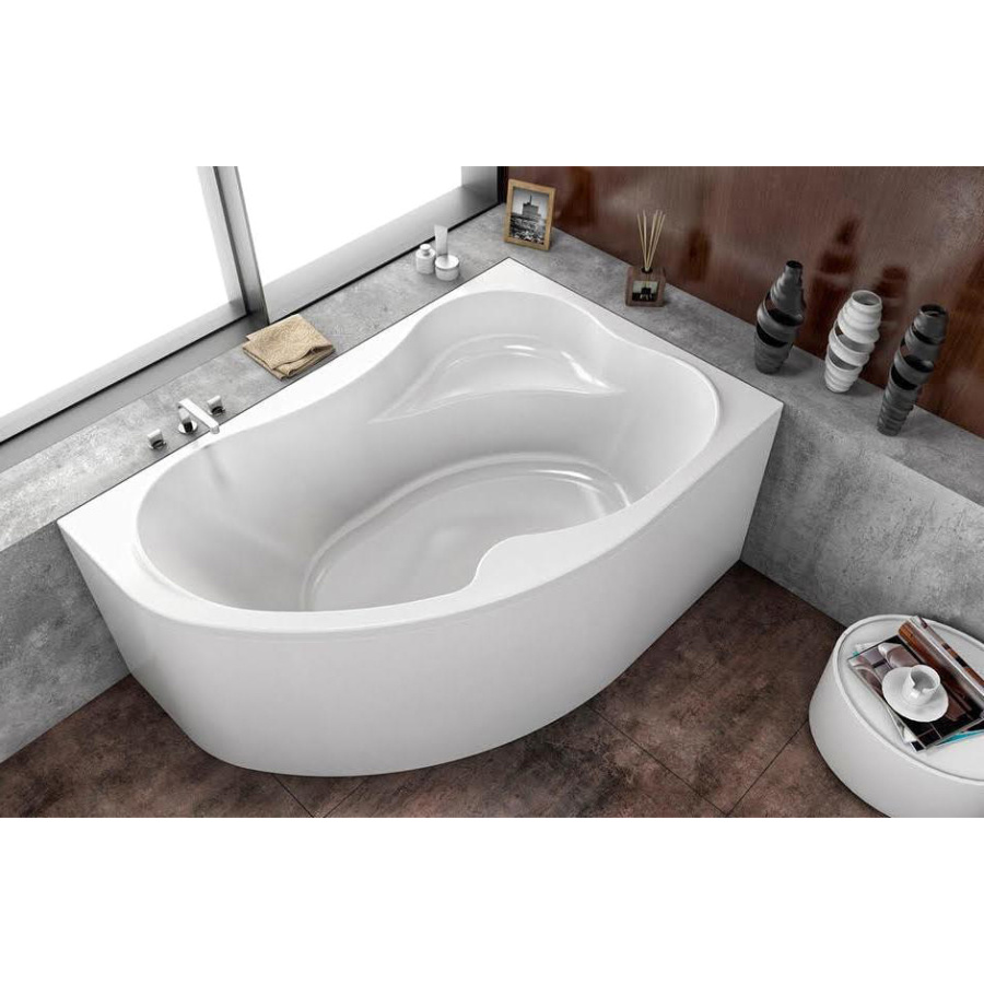 Акриловая ванна Kolpa-San Lulu 170х110 L белая, с каркасом и сливом переливом