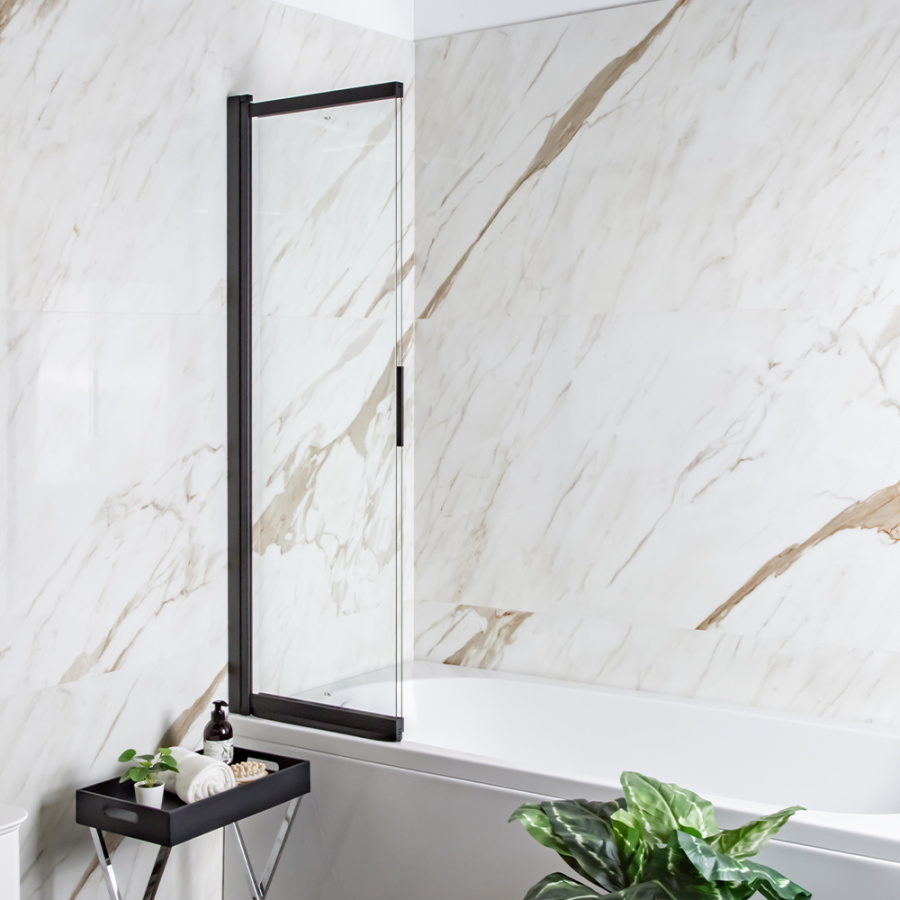 Шторка на ванну AVS Слайдер Плюс 80 профиль черный, стекло прозрачное Шторка на ванну AVS Слайдер Плюс 80 профиль черный, стекло прозрачное