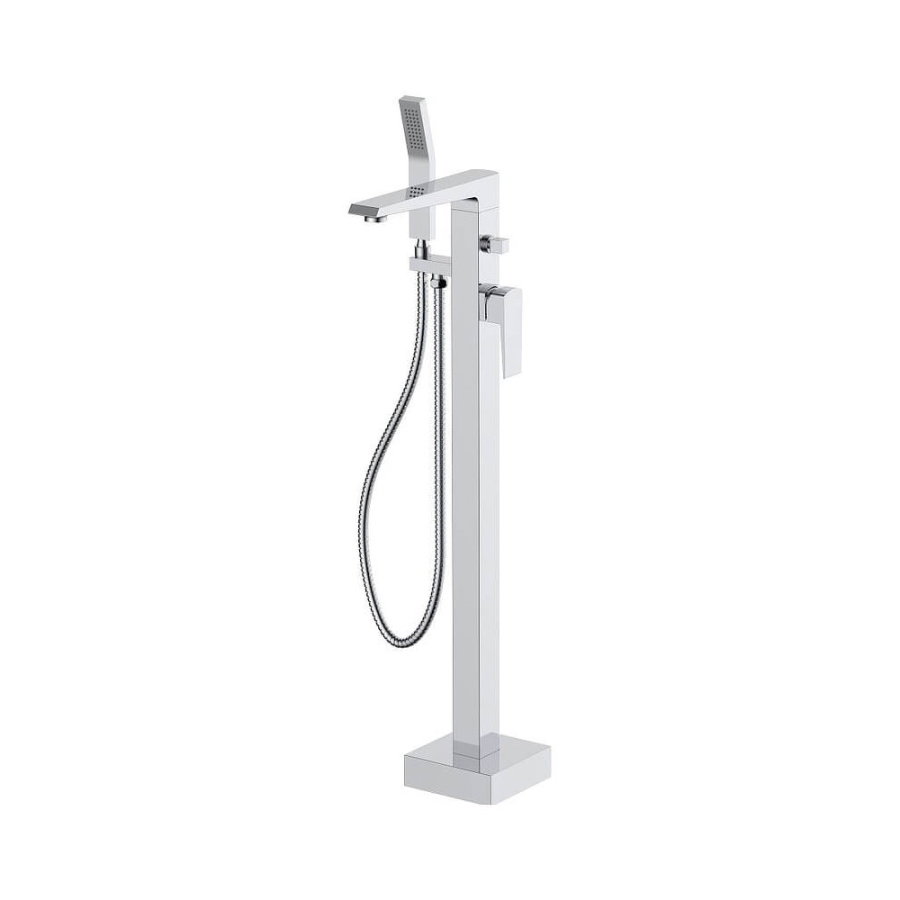 Смеситель для ванны с душем BelBagno Arlie ARL-FMTA-CRM напольный, хром Смеситель для ванны с душем BelBagno Arlie ARL-FMTA-CRM напольный, хром