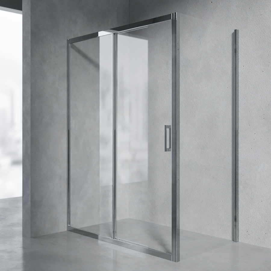 Душевой уголок AVS Стилл 120х90 профиль хром, стекло прозрачное
