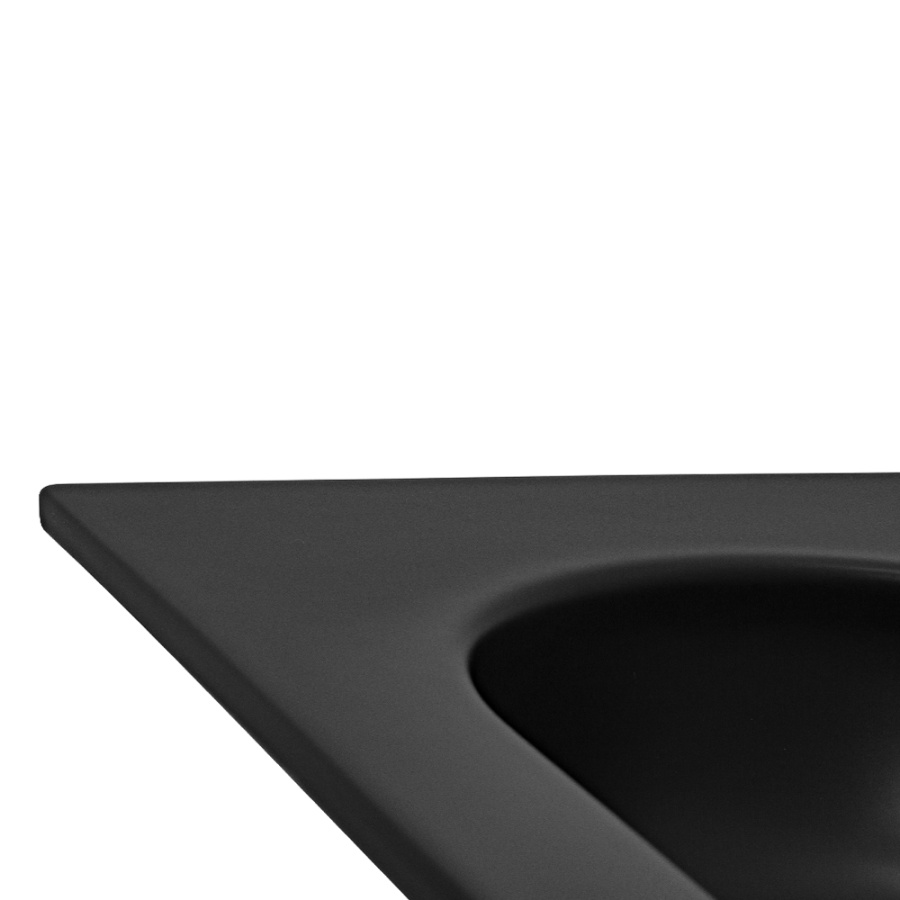 Раковина мебельная AVS Вернисаж 91х47 черная матовая Раковина мебельная AVS Вернисаж 91х47 черная матовая