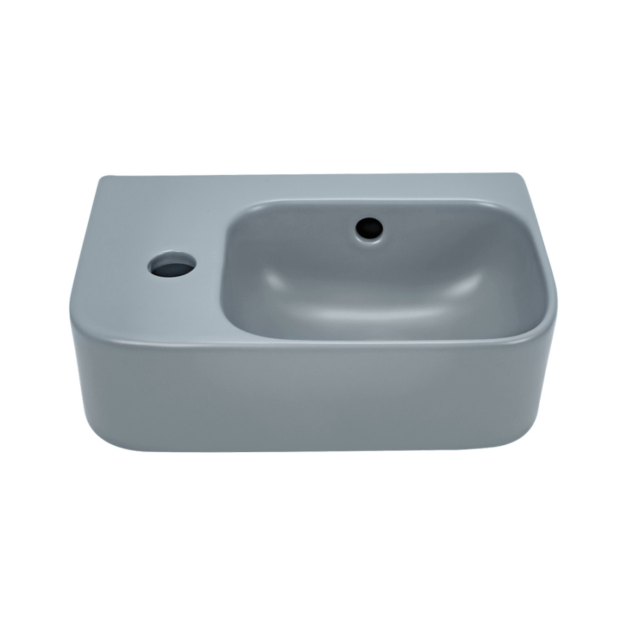 Рукомойник AVS Грэйс 37x25 R, голубой матовый