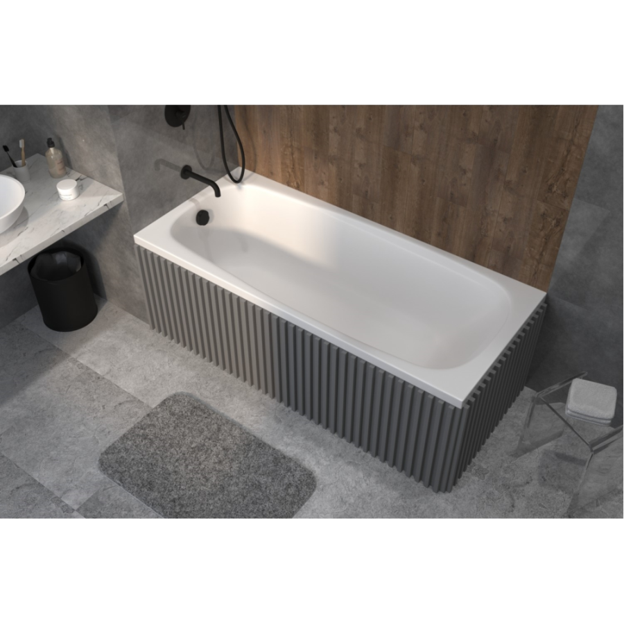 Акриловая ванна Whitecross Layla 170х75 белая, без каркаса