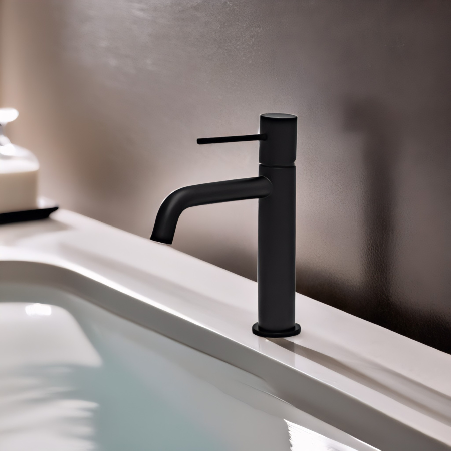 Смеситель для раковины AVS Slimmer черный матовый Смеситель для раковины AVS Slimmer черный матовый