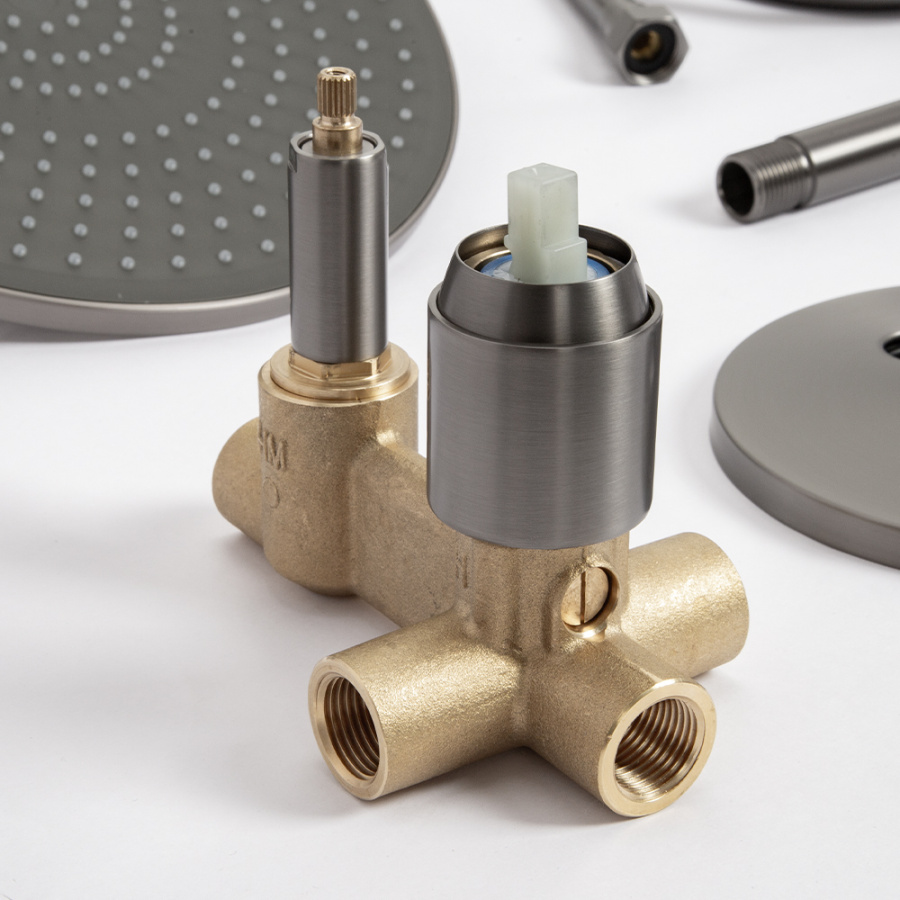 Душевой комплект AVS Slimmer 3в1 оружейная сталь Душевой комплект AVS Slimmer 3в1 оружейная сталь