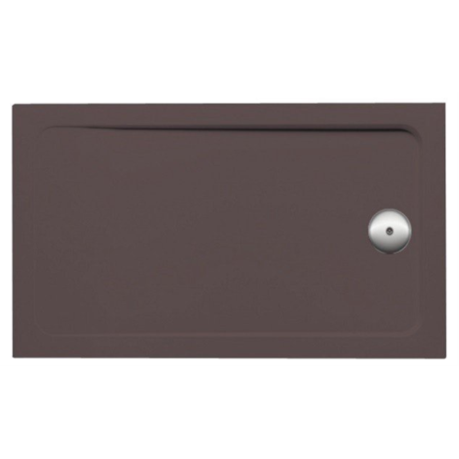 Поддон для душа Jacob Delafon Flight 120х90 коричневый, прямоугольный, искусственный камень, без сифона