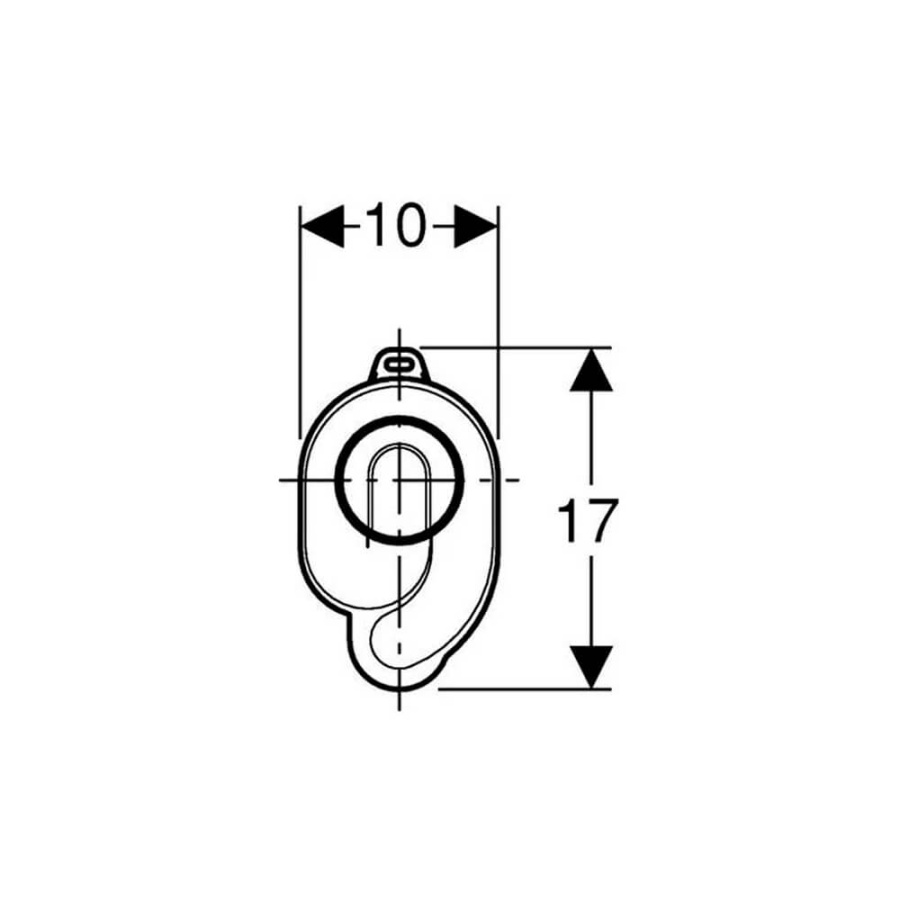 Сифон для писсуара D50 Uniflex Geberit 152.950.11.1 Сифон для писсуара D50 Uniflex Geberit 152.950.11.1