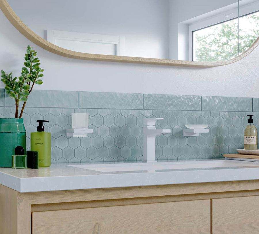 Стакан для зубных щеток Hansgrohe белый матовый 41749700