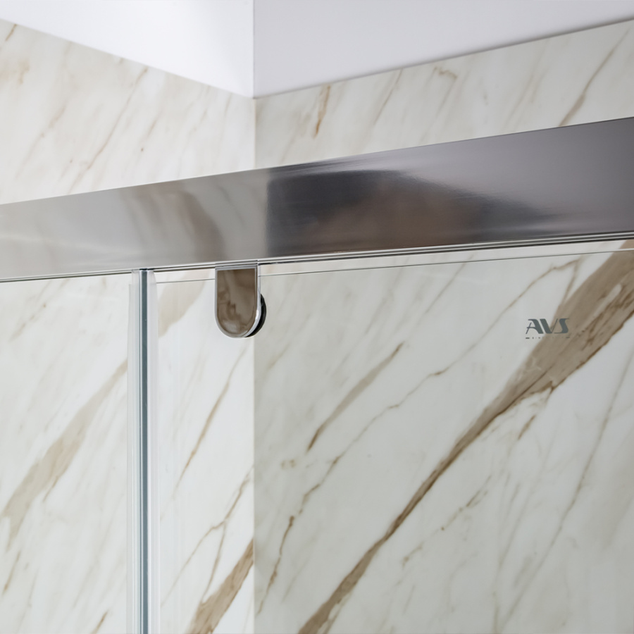 Шторка на ванну AVS Перла 100 L профиль хром, стекло прозрачное Шторка на ванну AVS Перла 100 L профиль хром, стекло прозрачное