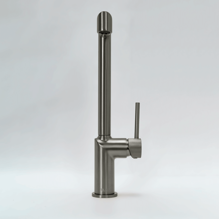 Смеситель для кухни AVS Pulse оружейная сталь