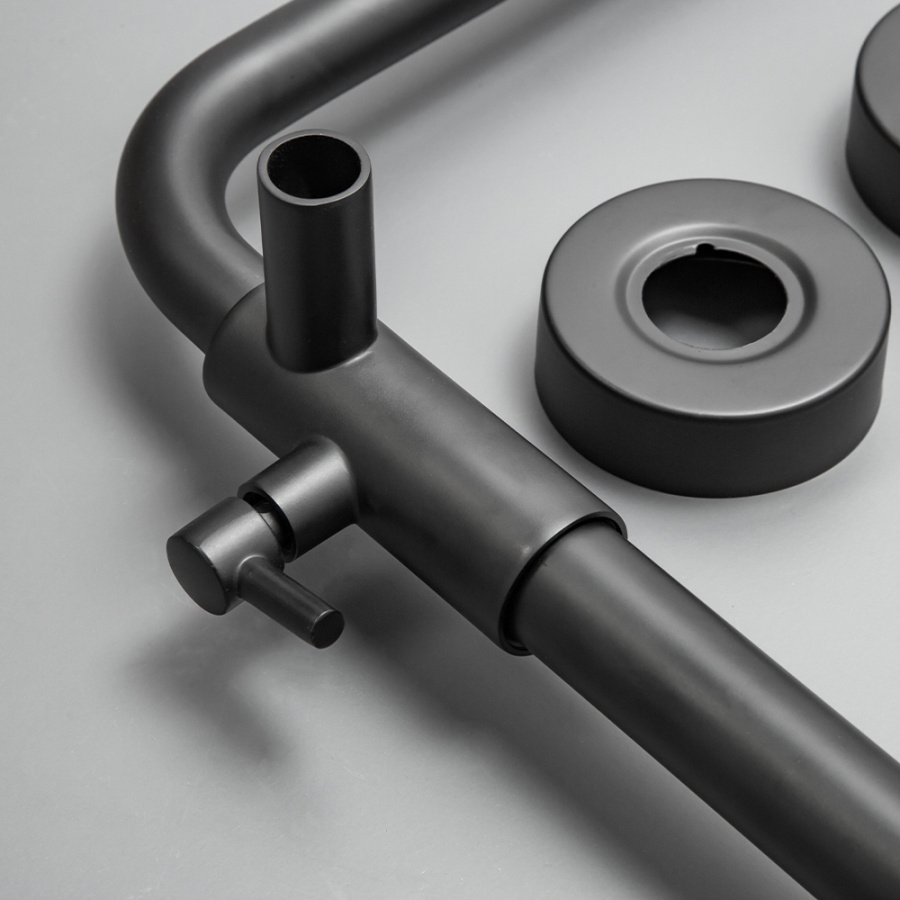 Душевая стойка AVS Slimmer 811-151-MB черный матовый Душевая стойка AVS Slimmer 811-151-MB черный матовый