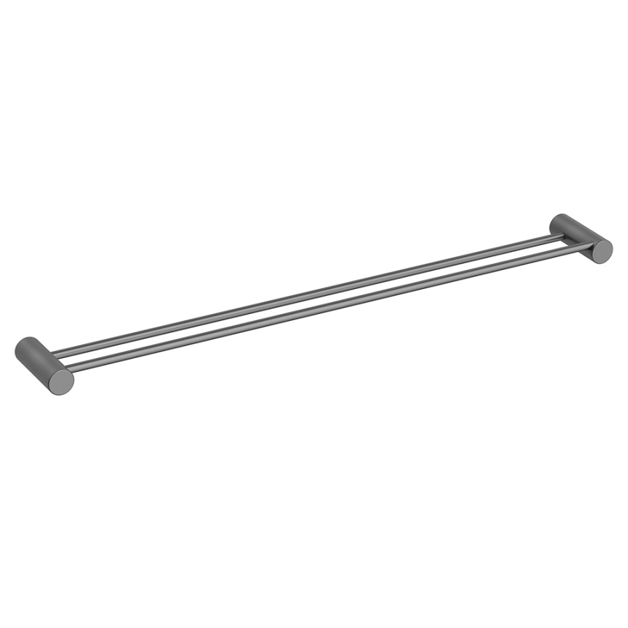 Полотенцедержатель AVS Seeme, 60 см, оружейная сталь, двойной Полотенцедержатель AVS Seeme, 60 см, оружейная сталь, двойной