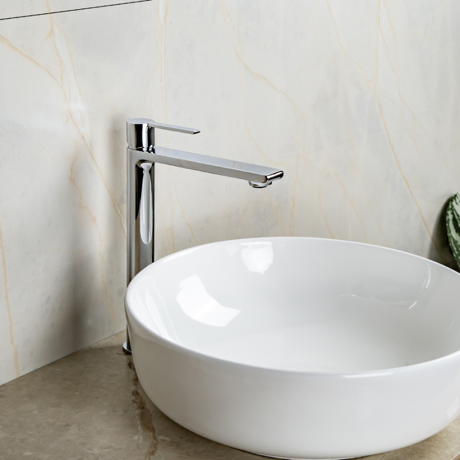 Смеситель для раковины AVS Elegant высокий, хром