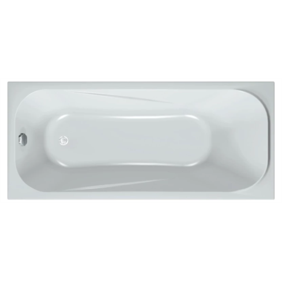 Акриловая ванна Kolpa-San String 180х80 белая, с каркасом, экраном и сливом-переливом