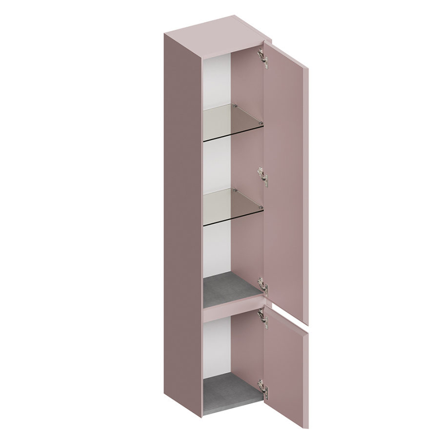 Шкаф-пенал Kerama Marazzi Cubo 35 R мальва матовый Шкаф-пенал Kerama Marazzi Cubo 35 R мальва матовый