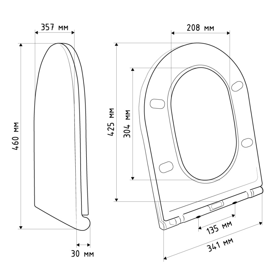 Крышка-сиденье AVS 6102 с микролифтом быстросъемное, белое Крышка-сиденье AVS 6102 с микролифтом быстросъемное, белое