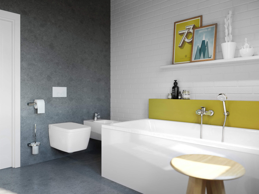 Смеситель для ванны и душа Kludi Pure&Easy 376810565 хром