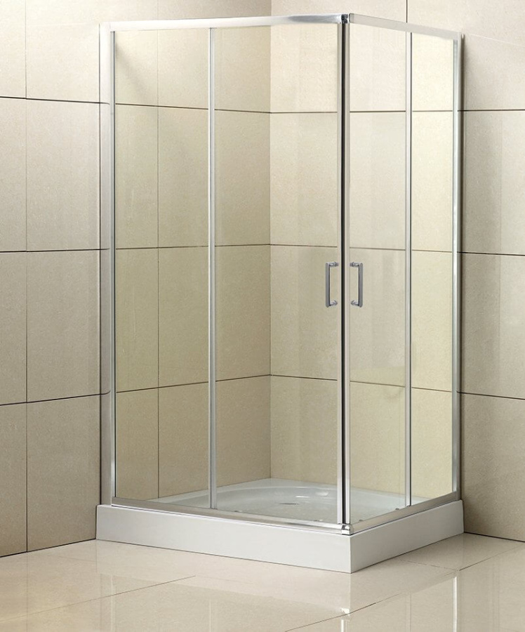Душевой уголок BelBagno Uno UNO-195-AH-2-100/90-C-Cr 100х90 профиль хром, прозрачное стекло Душевой уголок BelBagno Uno UNO-195-AH-2-100/90-C-Cr 100х90 профиль хром, прозрачное стекло
