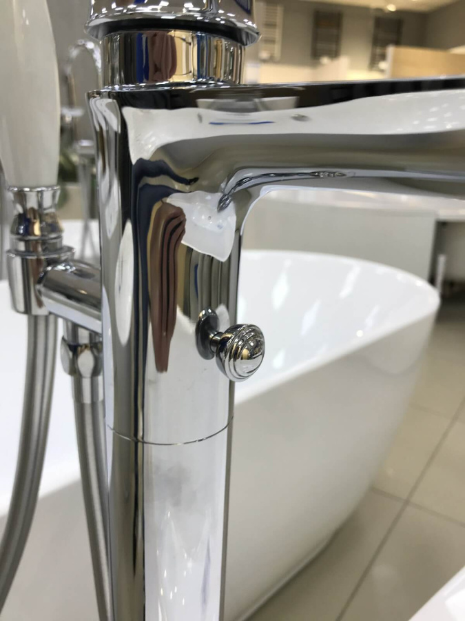 Смеситель для ванны с душем Cezares Liberty LIBERTY-F-VDP-01 напольный, хром