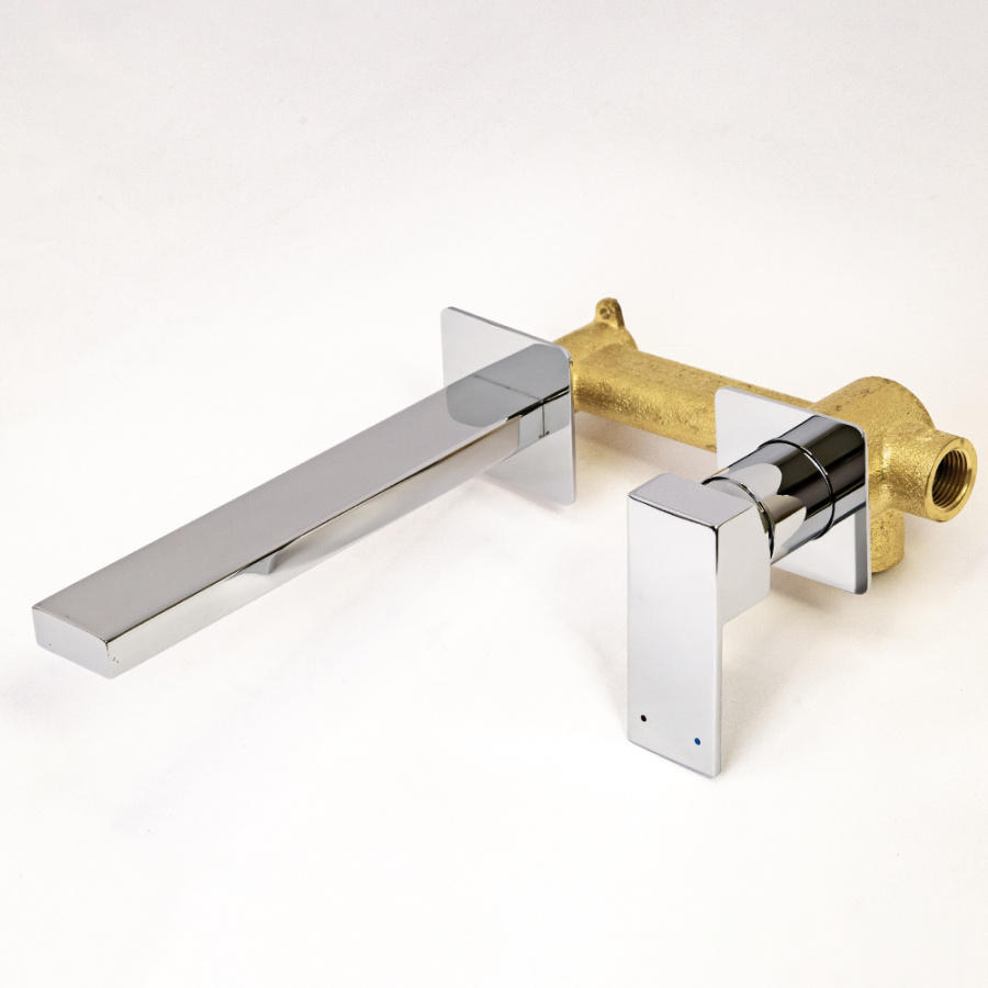 Смеситель для раковины AVS Cube с внутренней частью, хром Смеситель для раковины AVS Cube с внутренней частью, хром