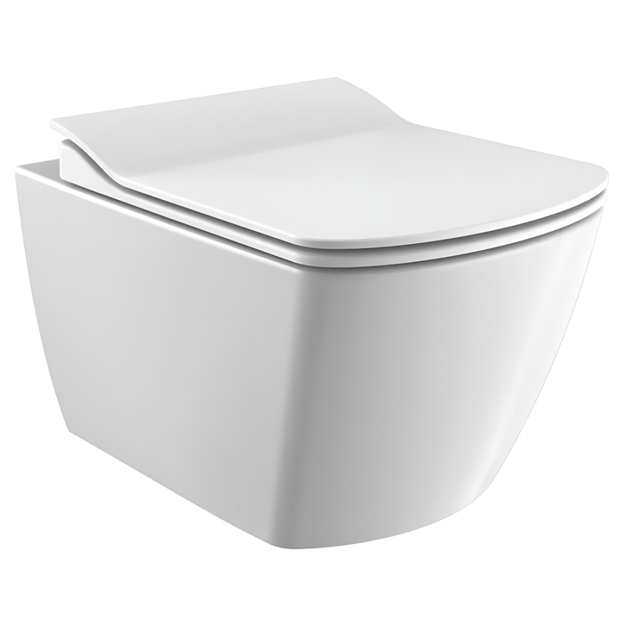Унитаз подвесной Creavit Elegant EG321-00CB00E-0000 безободковый с биде Унитаз подвесной Creavit Elegant EG321-00CB00E-0000 безободковый с биде