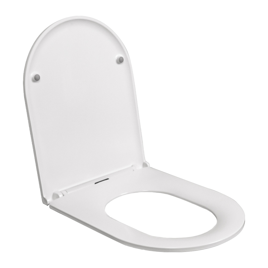 Крышка-сиденье AVS 6102 с микролифтом быстросъемное, белое Крышка-сиденье AVS 6102 с микролифтом быстросъемное, белое