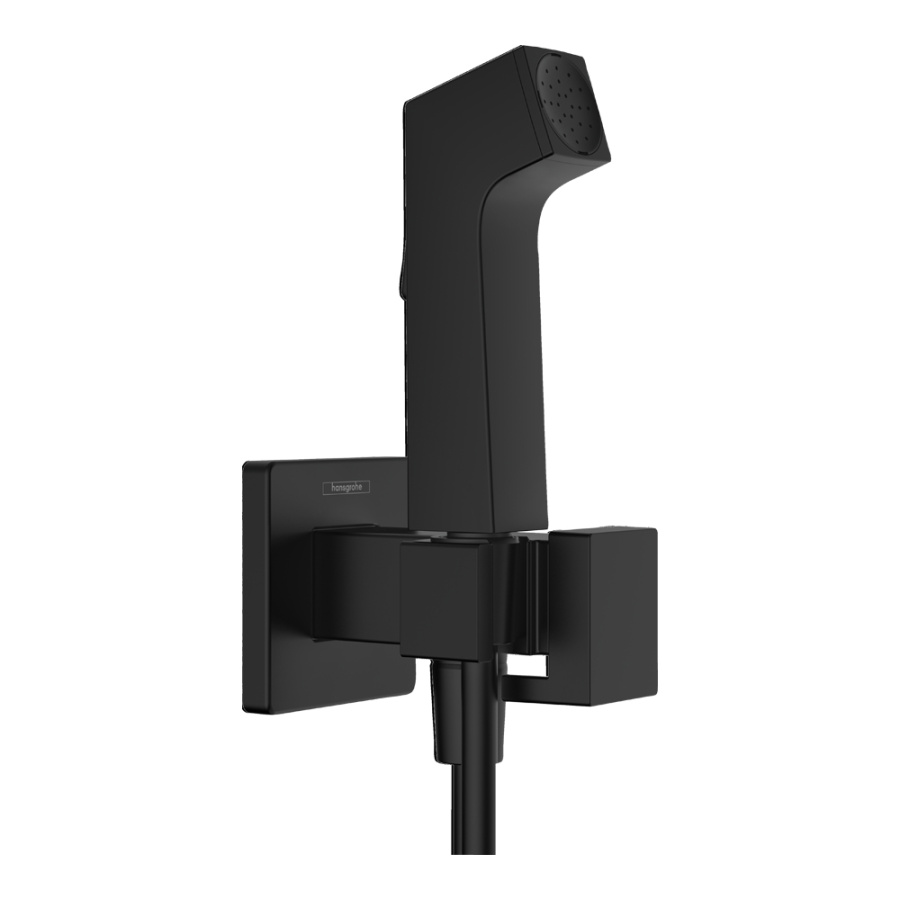 Гигиенический душ со смесителем Hansgrohe Ecosmart+ 29233670 С ВНУТРЕННЕЙ ЧАСТЬЮ, черный матовый Гигиенический душ со смесителем Hansgrohe Ecosmart+ 29233670 С ВНУТРЕННЕЙ ЧАСТЬЮ, черный матовый