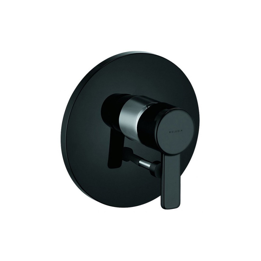 Смеситель для ванны и душа Kludi Zenta 386608675+88077 черный Смеситель для ванны и душа Kludi Zenta 386608675+88077 черный