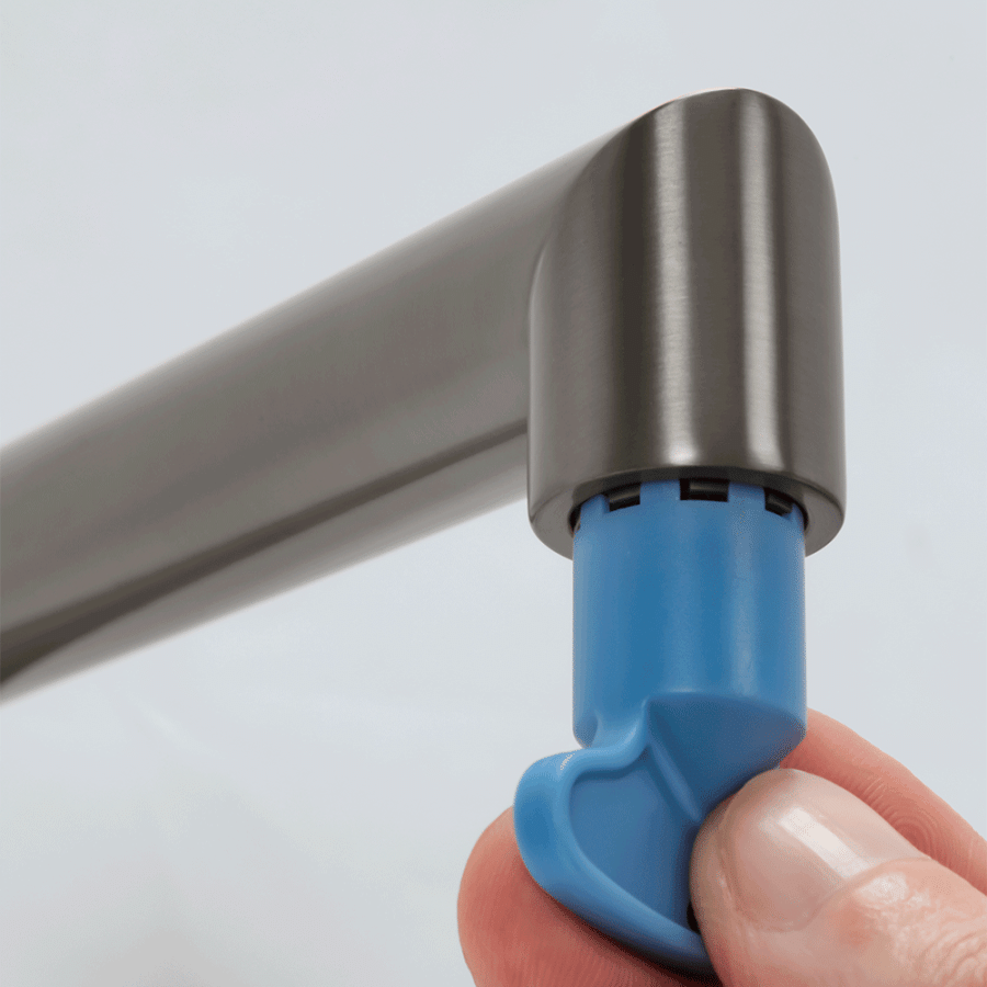 Смеситель для кухни AVS Pulse оружейная сталь